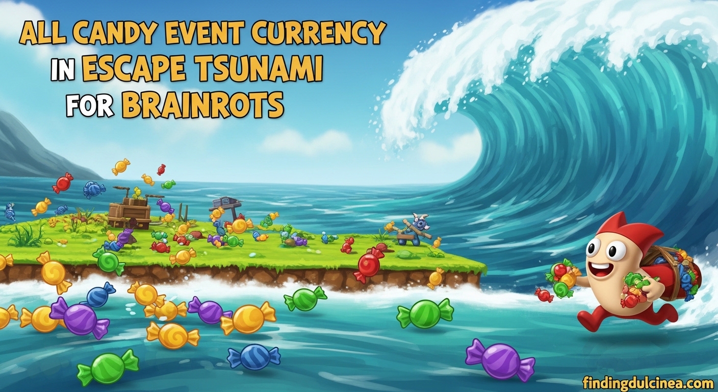 All Candy Event Currency in Escape Tsunami for Brainrots