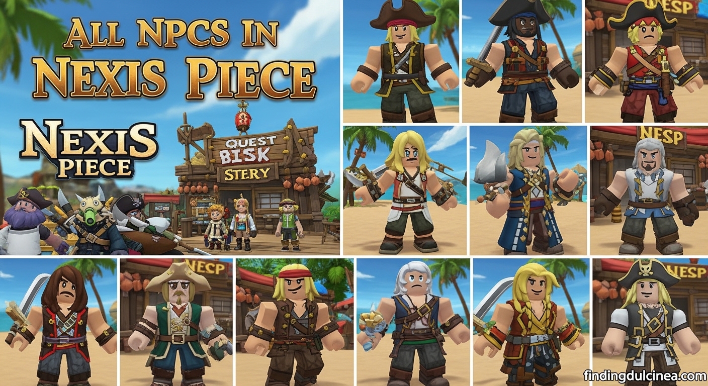 All NPCs in Nexis Piece