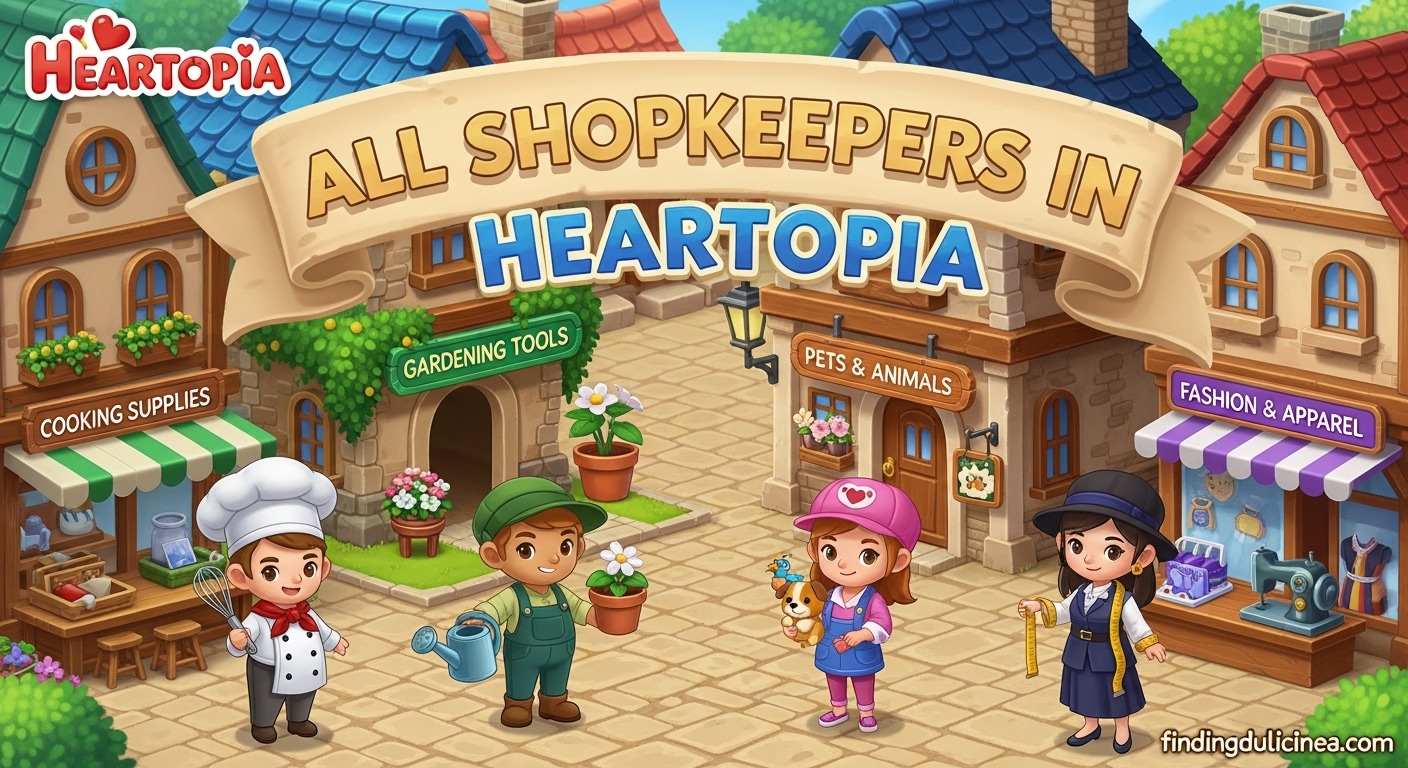 All Shopkeepers in Heartopia