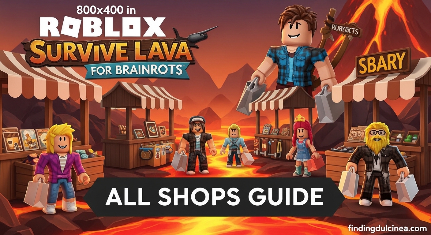 All shops in Survive Lava for Brainrots