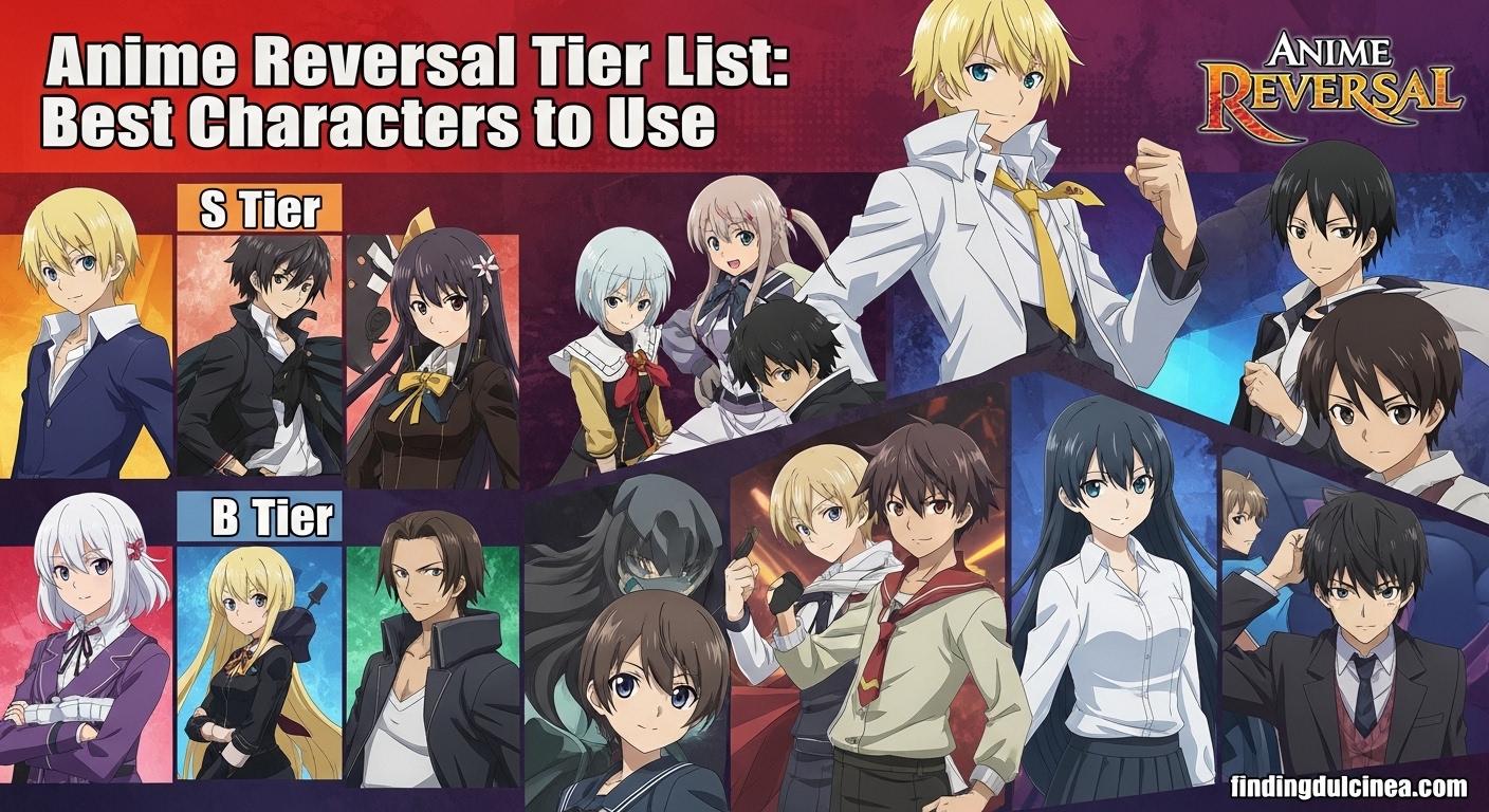 Anime Reversal Tier List