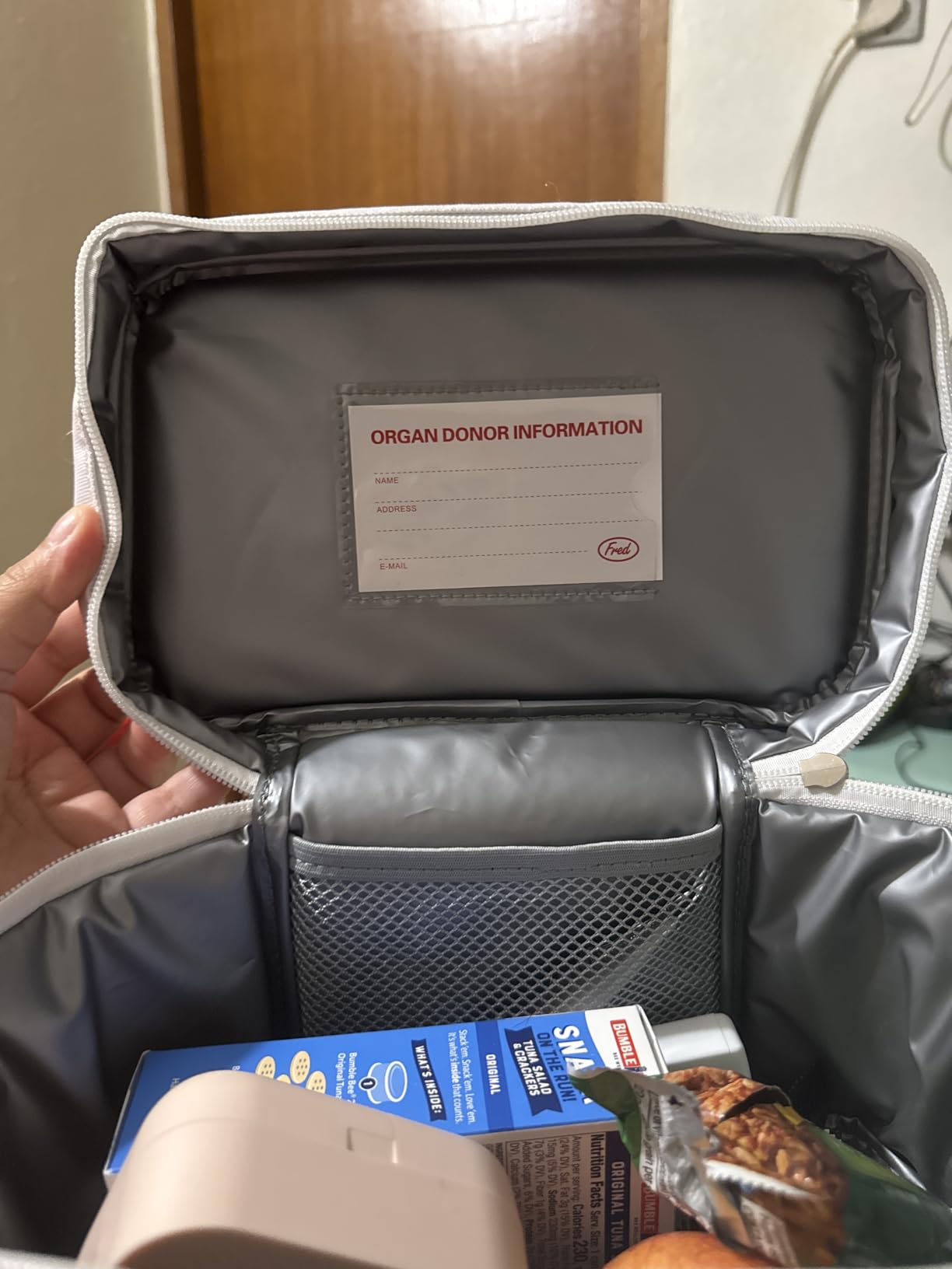 Genuine Fred, E.M.T Insulated Lunch Tote - The Original Emergency Meal Transportation, Waterproof Lined Bag to Store & Transport Meals, Snacks & More- White Elephant Gift - Perfect for Medical Workers customer photo 1