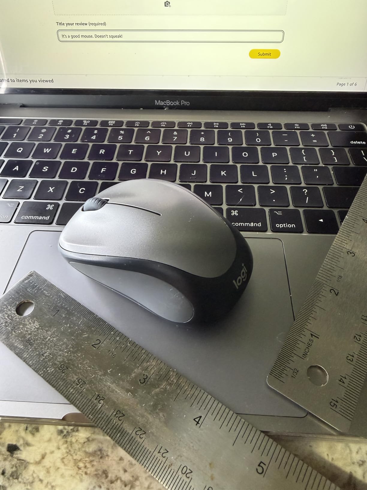 Logitech M317 Wireless Mouse, 2.4 GHz with USB Receiver, 1000 DPI Optical Tracking, 12 Month Battery, Compatible with PC, Mac, Laptop, Chromebook - Blue customer photo 1
