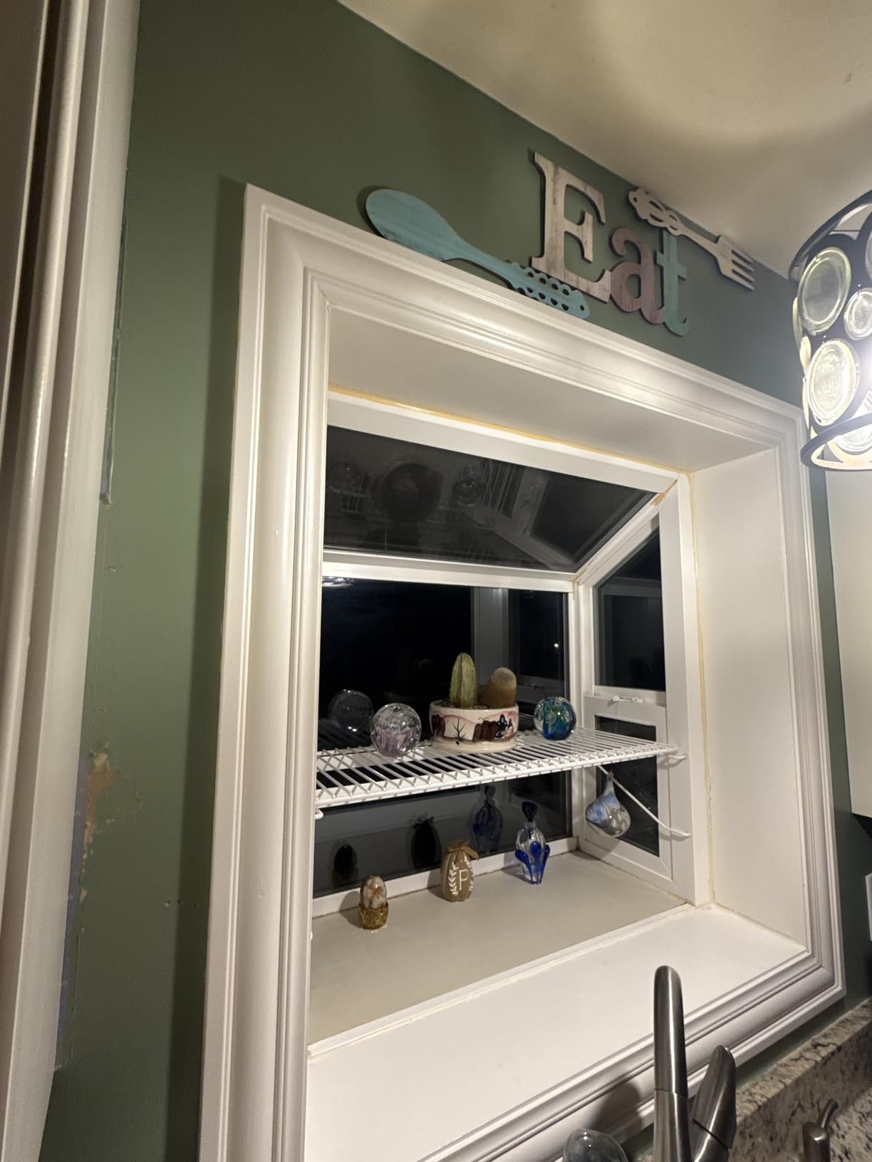 PRESTIGE Interior Paint and Primer in One, Garden Sage, Eggshell, 1 Gallon customer photo 1