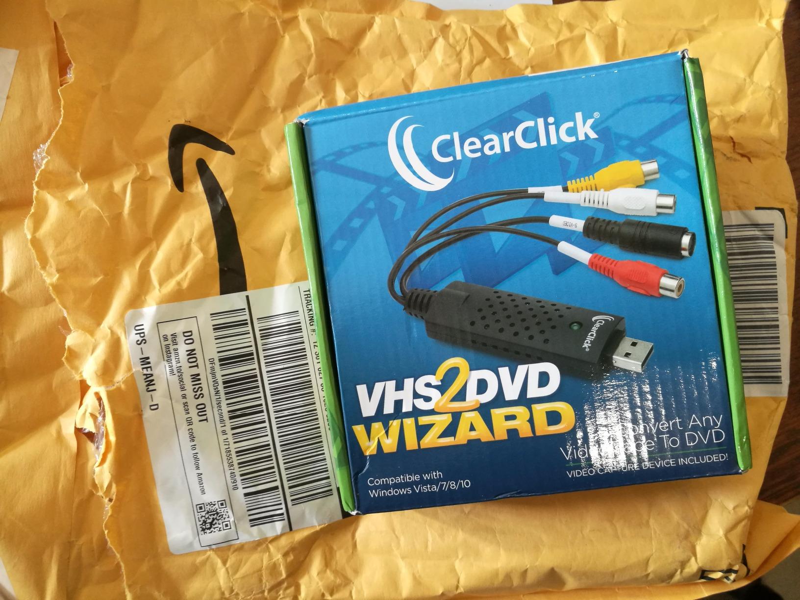 ClearClick VHS To DVD Wizard with USB Video Grabber & Free USA Tech Support customer photo 2