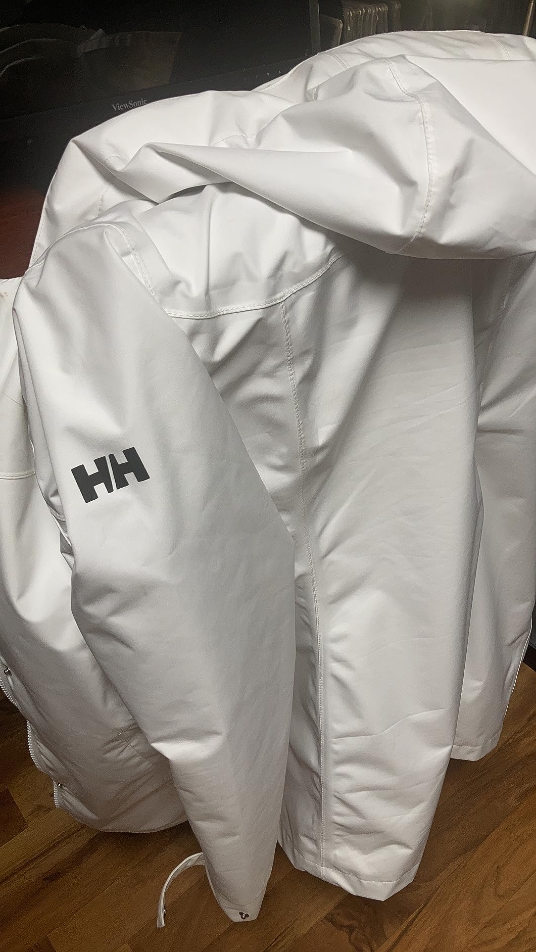 Helly Hansen Women's Aden Waterproof Breathable Hooded Long Rain Jacket customer photo 2