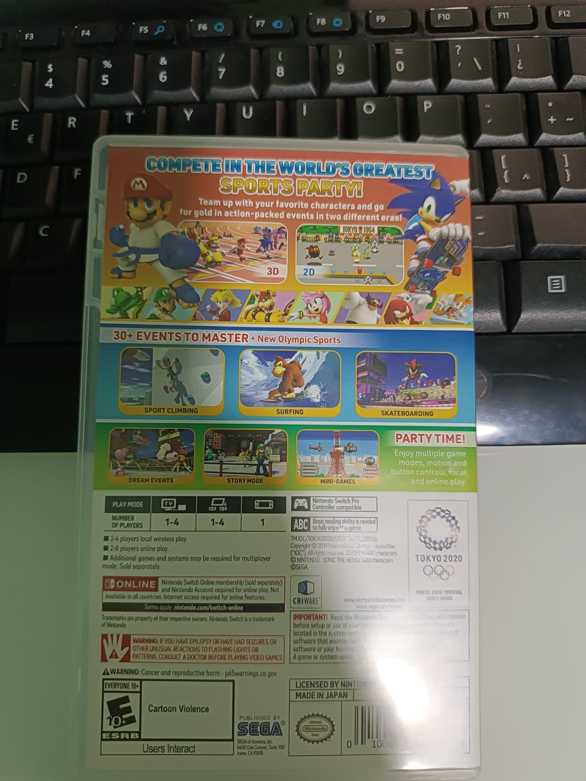 Mario & Sonic at the Olympic Games Tokyo 2020 - Nintendo Switch customer photo 1