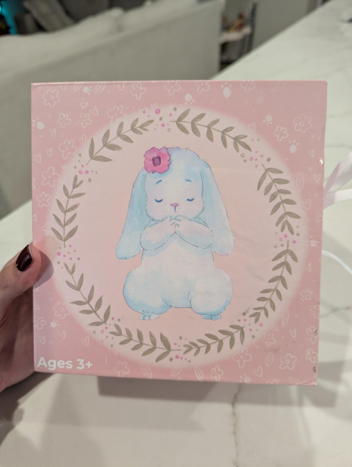 Tickle & Main Everybunny Prays Bunny Plush & Musical Prayer Toy for Christening Gifts for Girls - Pink, 7 in - Baby Dedication & Baptism Gifts for Girls with Illustrated Board Book customer photo 2