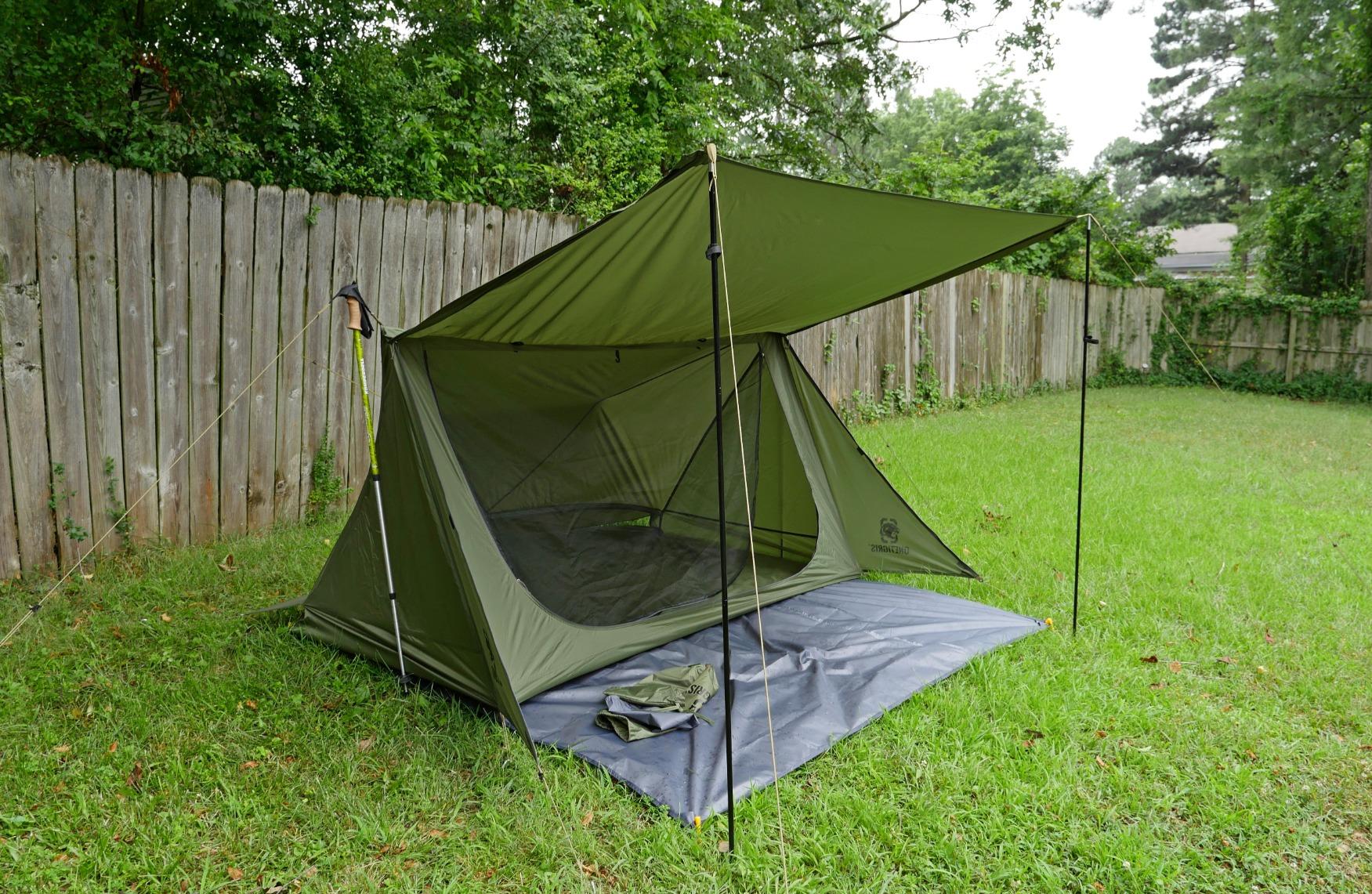 OneTigris Backwoods Bungalow Bushcraft Shelter 2.0, Ultralight Backpacking Tent with Porch for Camping Hiking Backpacking Motorcycle Kayak Bushcrafters customer photo 2
