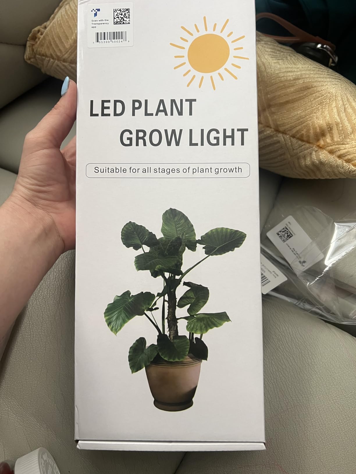 LEOTER Grow Light for Indoor Plants - Upgraded Version 80 LED Lamps with Full Spectrum & Red Blue Spectrum, 3/9/12H Timer, 10 Dimmable Level, Adjustable Gooseneck,3 Switch Modes customer photo 1