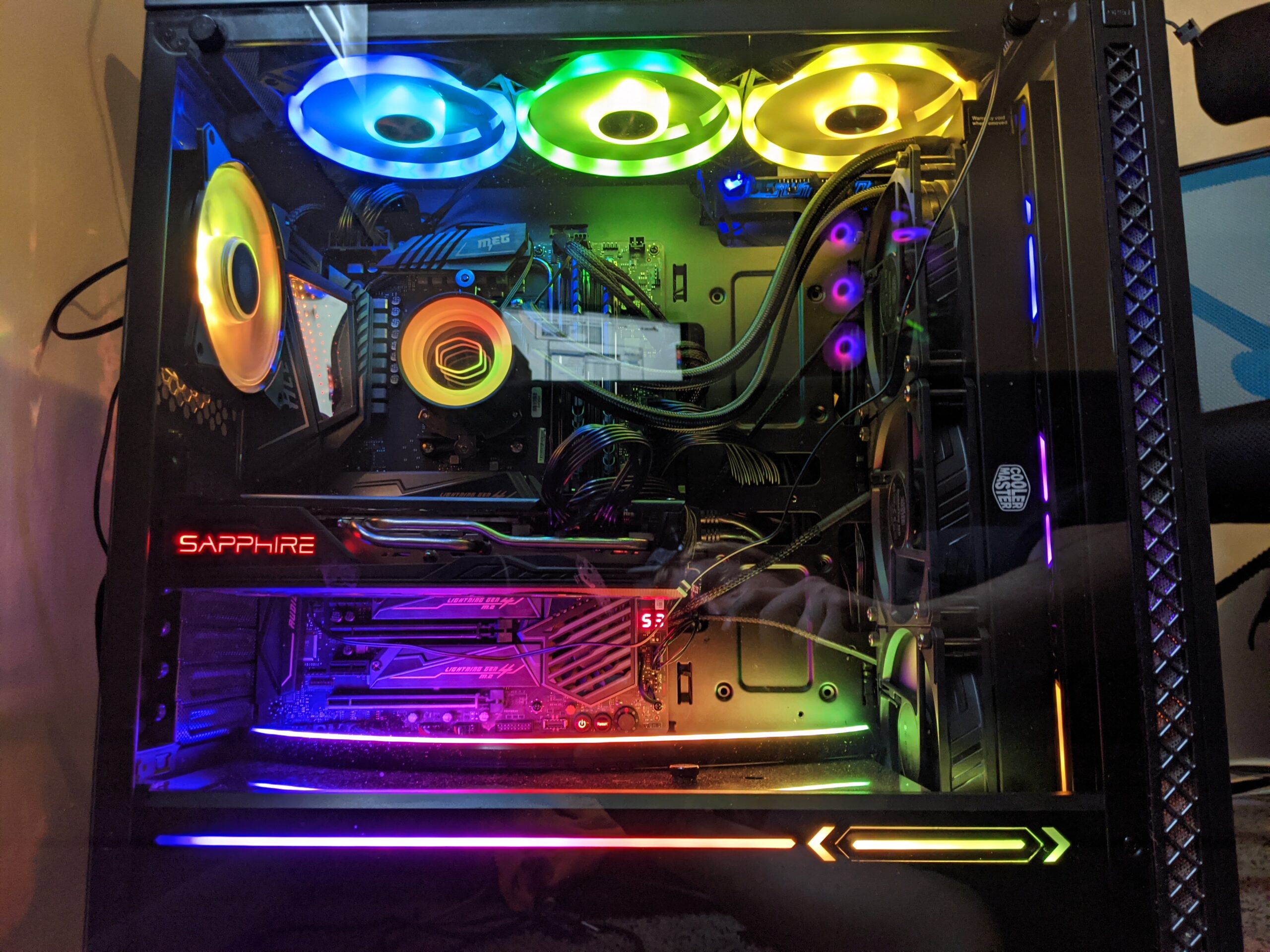 Segotep GM850 Power Supply 850W, PCIe 5.1 & ATX 3.1 Full Modular 80 Plus Gold Certified Gaming PSU for NVIDIA RTX 20/30/40/50 Series and AMD Graphics Cards customer photo 1