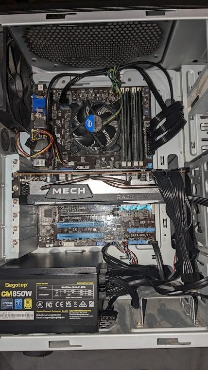 Segotep GM850 Power Supply 850W, PCIe 5.1 & ATX 3.1 Full Modular 80 Plus Gold Certified Gaming PSU for NVIDIA RTX 20/30/40/50 Series and AMD Graphics Cards customer photo 2