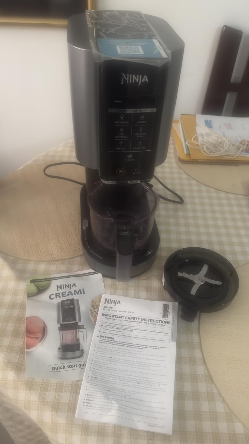 Ninja NC301 CREAMi Ice Cream Maker, for Gelato, Mix-ins, Milkshakes, Sorbet, Smoothie Bowls & More, 7 One-Touch Programs, with (2) Pint Containers & Lids, Compact Size, Perfect for Kids, Silver customer photo 2