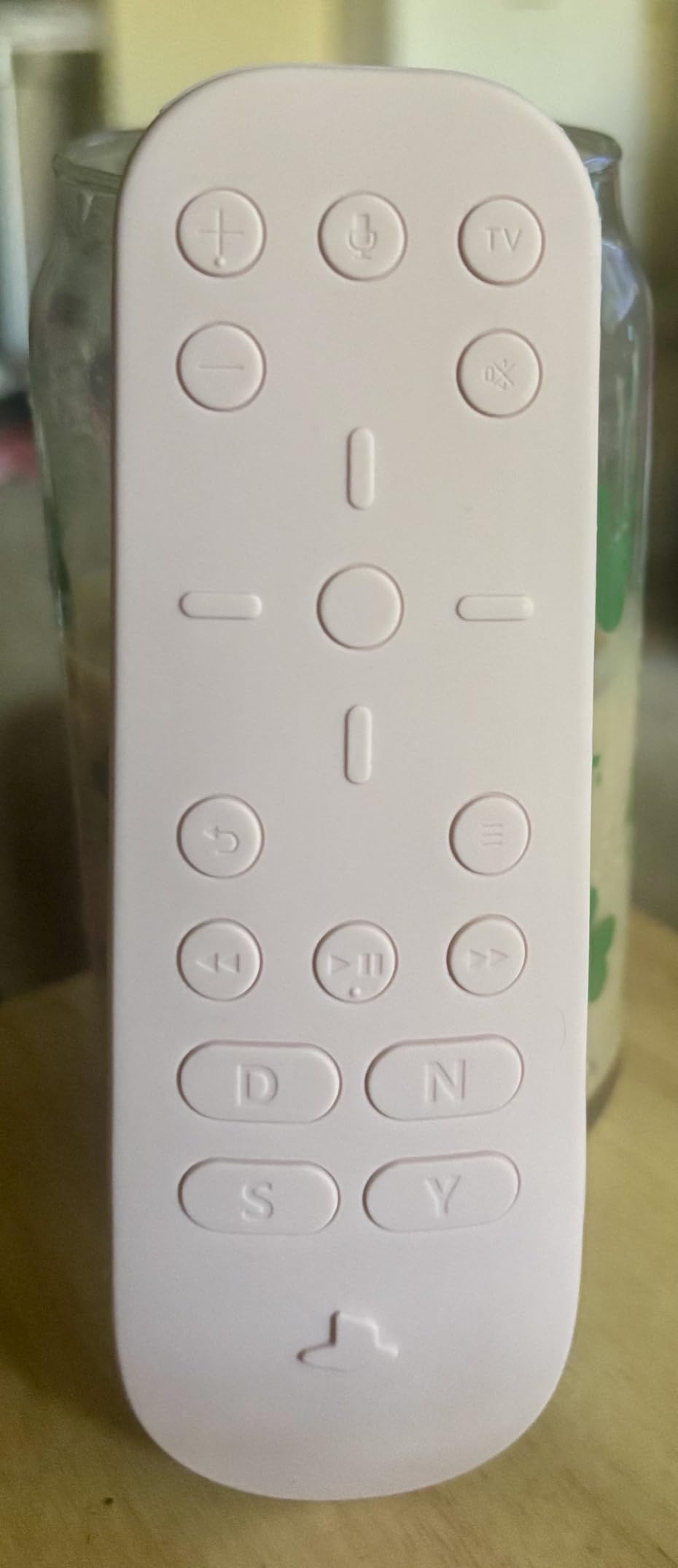 PlayVital Silicone Protective Case for PS5 Media Remote Cover, Ergonomic Design Full Body Protector Skin for PS5 Remote Control - White customer photo 1