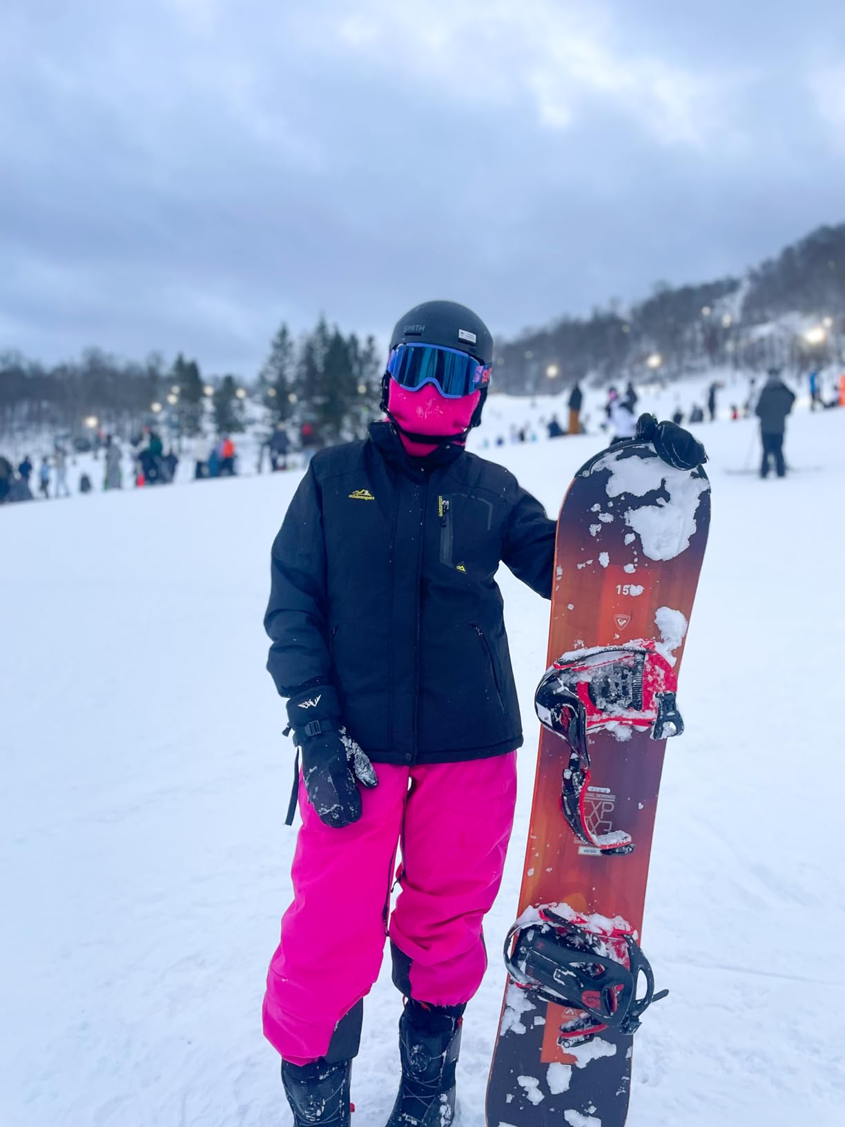 MAGCOMSEN Women's Ski Jacket Waterproof Insulated Snow Jacket Warm Windproof Winter Coats with Hood Fleece Lined customer photo 2