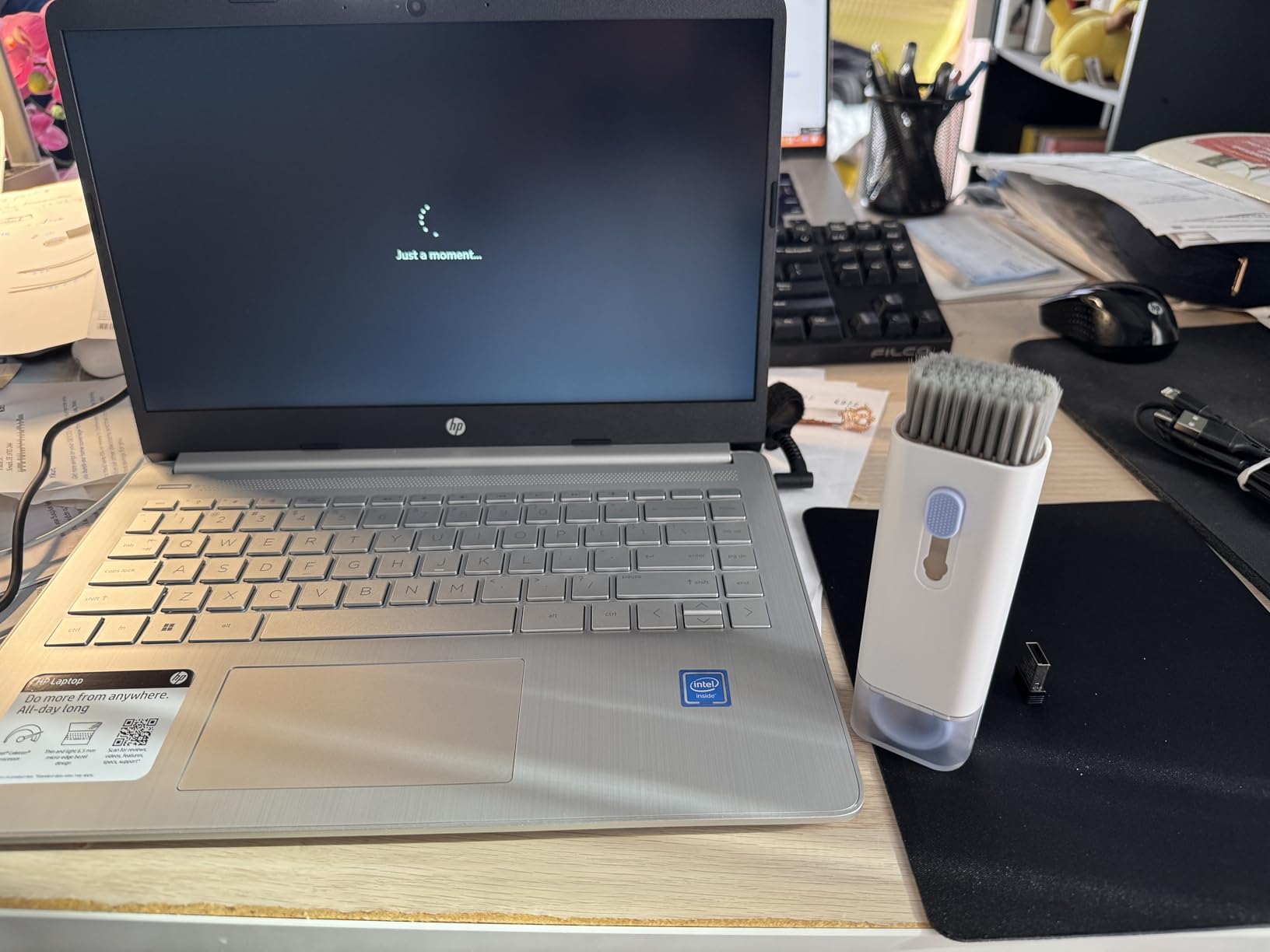 HP Stream 14 Student Business Laptop, Microsoft Office 365, Copilot AI, 8GB RAM, 128GB UFS, 1TB Cloud Storage, Intel N150 Processor(Quad-core), Willow Green, Windows 11 Home, with 5ave Kit customer photo 1