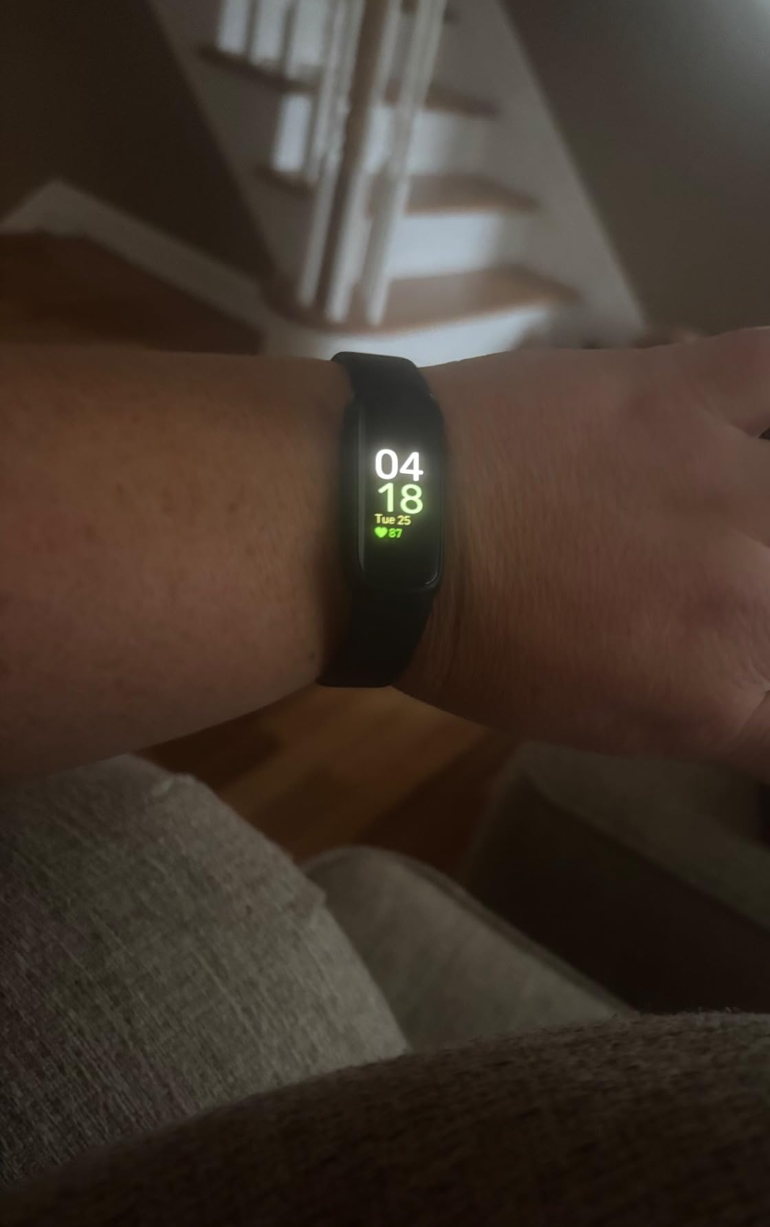 Fitbit Inspire 3 Fitness Tracker - Advanced Health Insights with Stress Management, Workout Intensity & Sleep Tracking, 24/7 Heart Rate, Includes Small and Large Classic Bands - Midnight Zen/Black customer photo 1