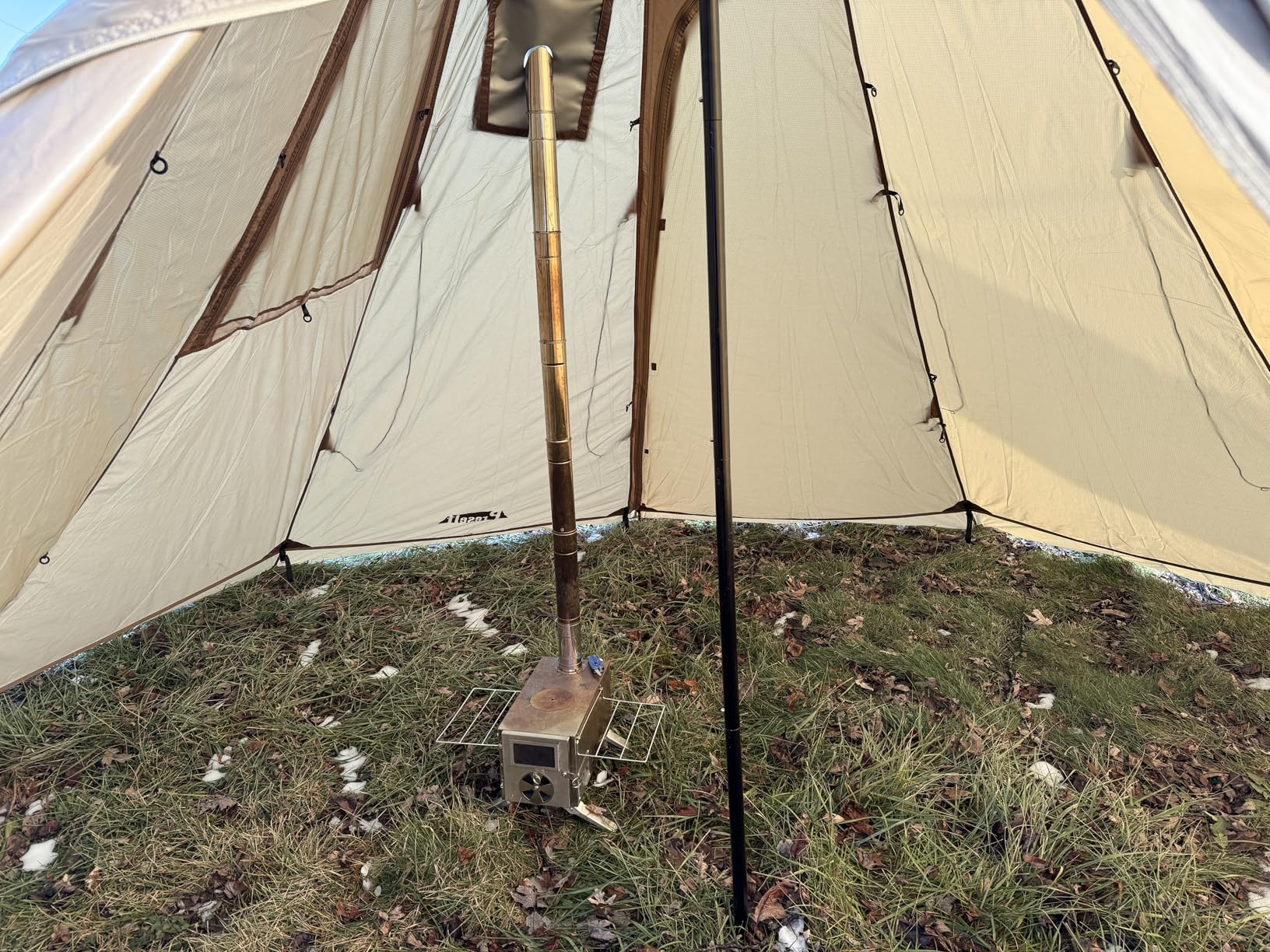 Preself 4~6 Person Tipi Hot Tent T3 XL with Screen Window, Height 8' 6 Preself 4~6 Person Tipi Hot Tent T3 XL with Screen Window, Height 8' 6