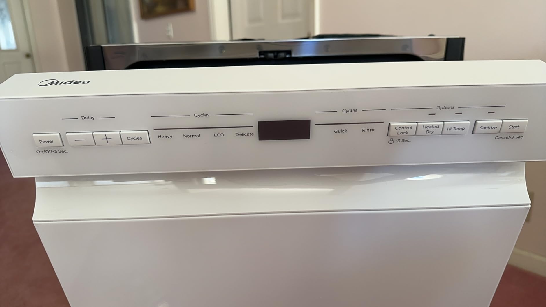 Midea MDF18A1AWW Built-in Dishwasher with 8 Place Settings, 6 Washing Programs, Stainless Steel Tub, Heated Dry, Energy Star, White customer photo 2