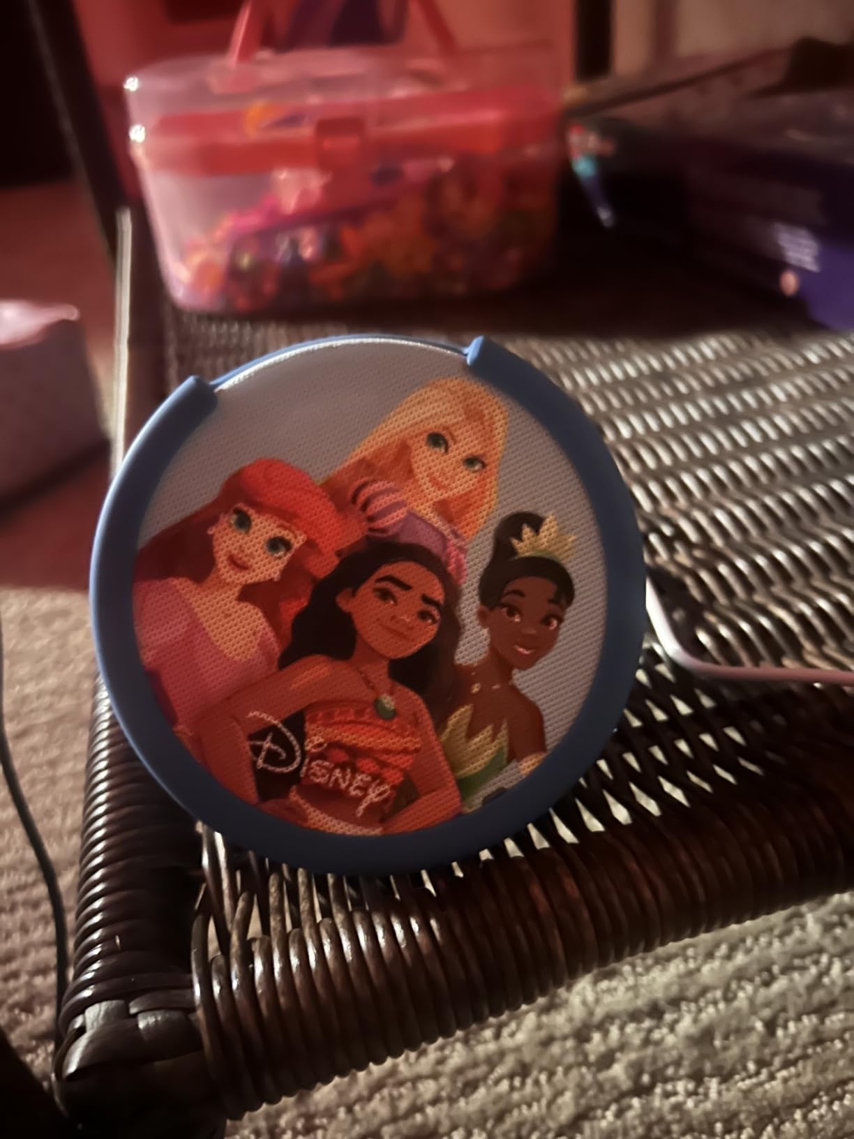 Amazon Echo Pop Kids (newest model), Designed for kids, Designed for Alexa+, parental controls, Includes 6 months of Amazon Kids+, Disney Princess customer photo 2