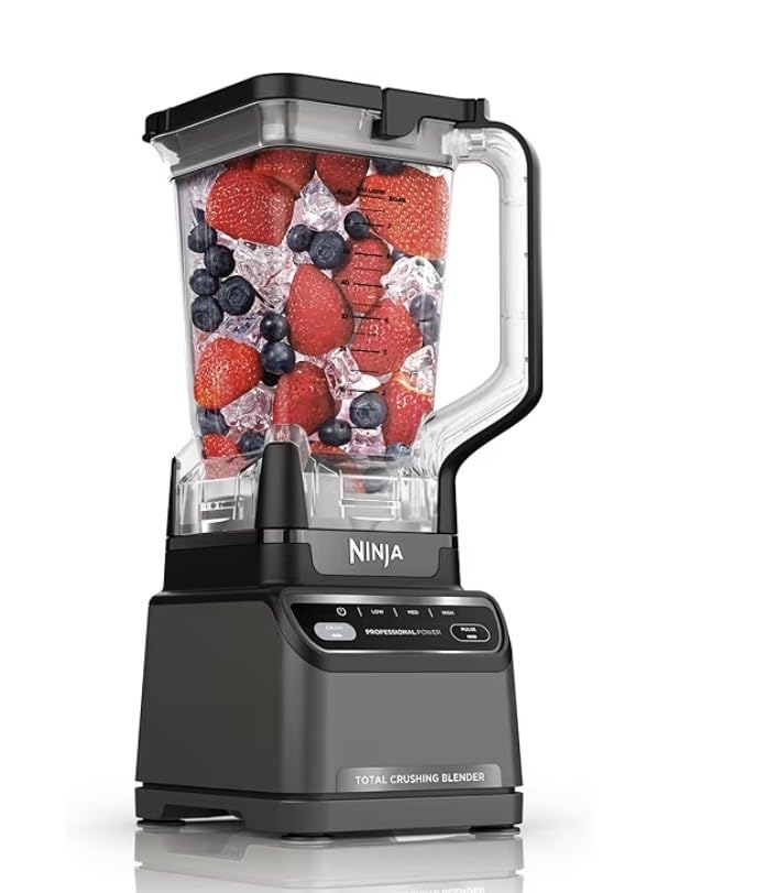 Ninja Professional Blender 2.0, Smoothie Maker, Drink Mixer, Ice Crusher, Total Crushing Technology, Auto-iQ Program, 1200W Power, XL 72-oz. Pitcher, Dark Grey, BR201AMZ customer photo 2