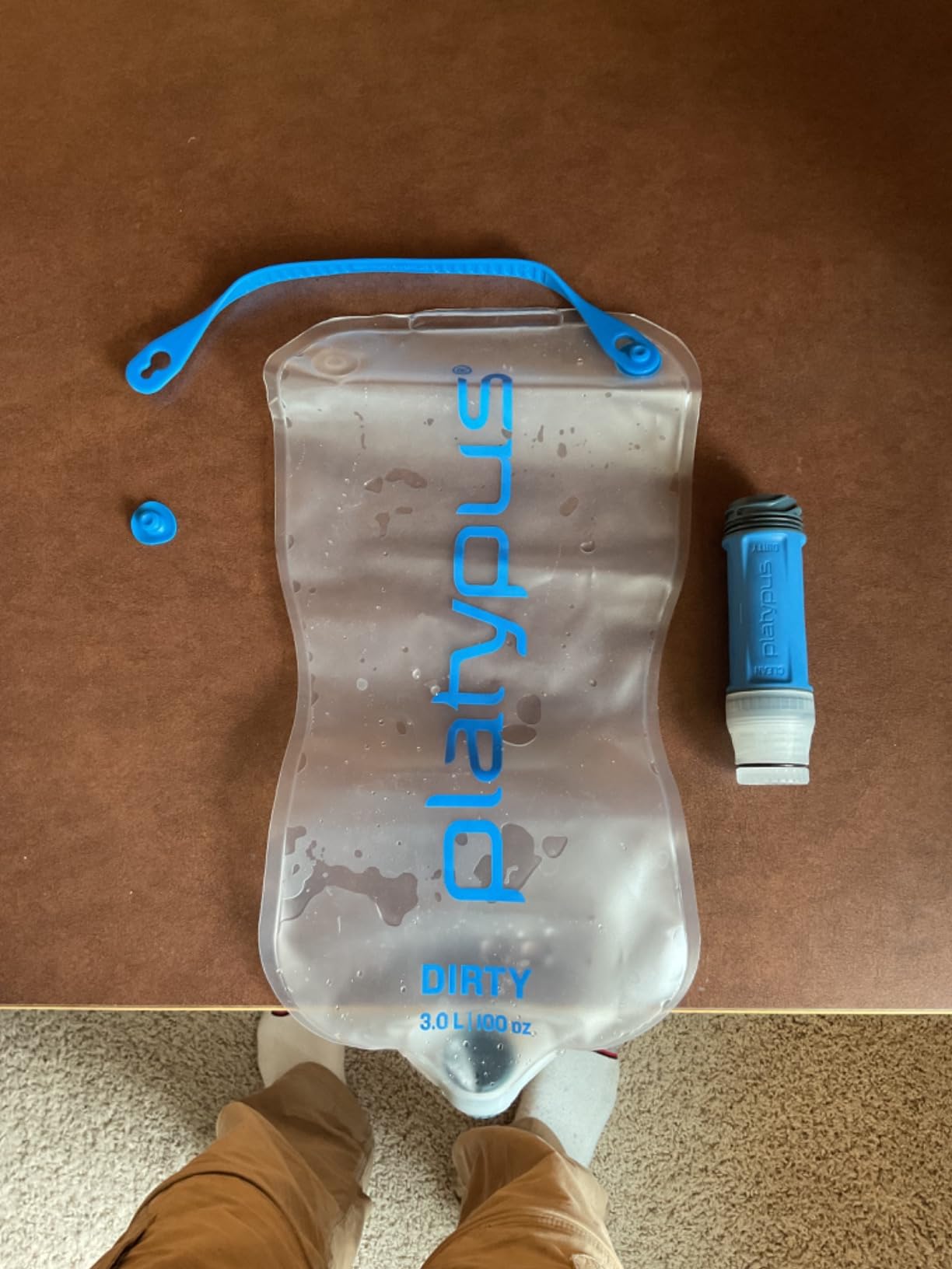 Platypus QuickDraw Ultralight 3 Liter Backpacking Gravity Water Filter System Customer Review Platypus QuickDraw Ultralight 3 Liter Backpacking Gravity Water Filter System - Customer Photo 1