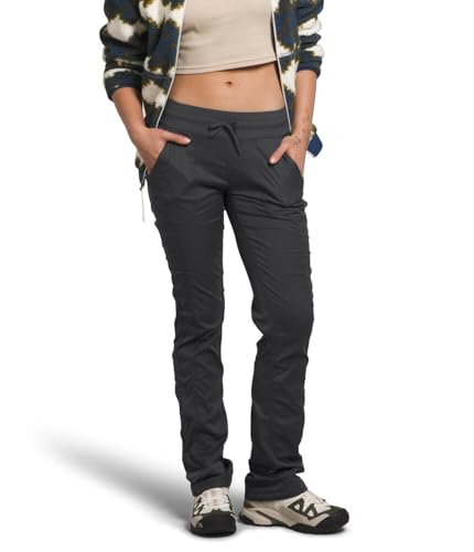 The North Face Women's Aphrodite 2.0 Pant - Moisture Wicking, Water Repellent Finish, UPF 40+ Protection, Asphalt Grey-NPF, Small - 