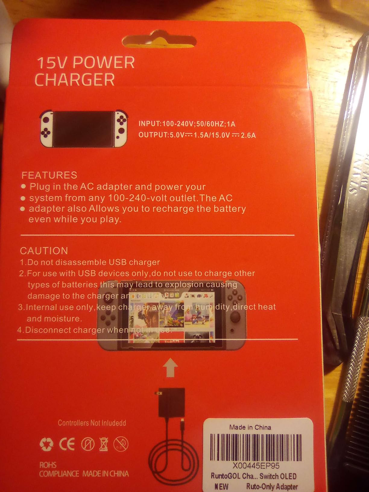TV Docking Station for Switch,Replacement for Official Switch Dock,Docking Station Support 4K HDMI Adapter Output customer photo 1
