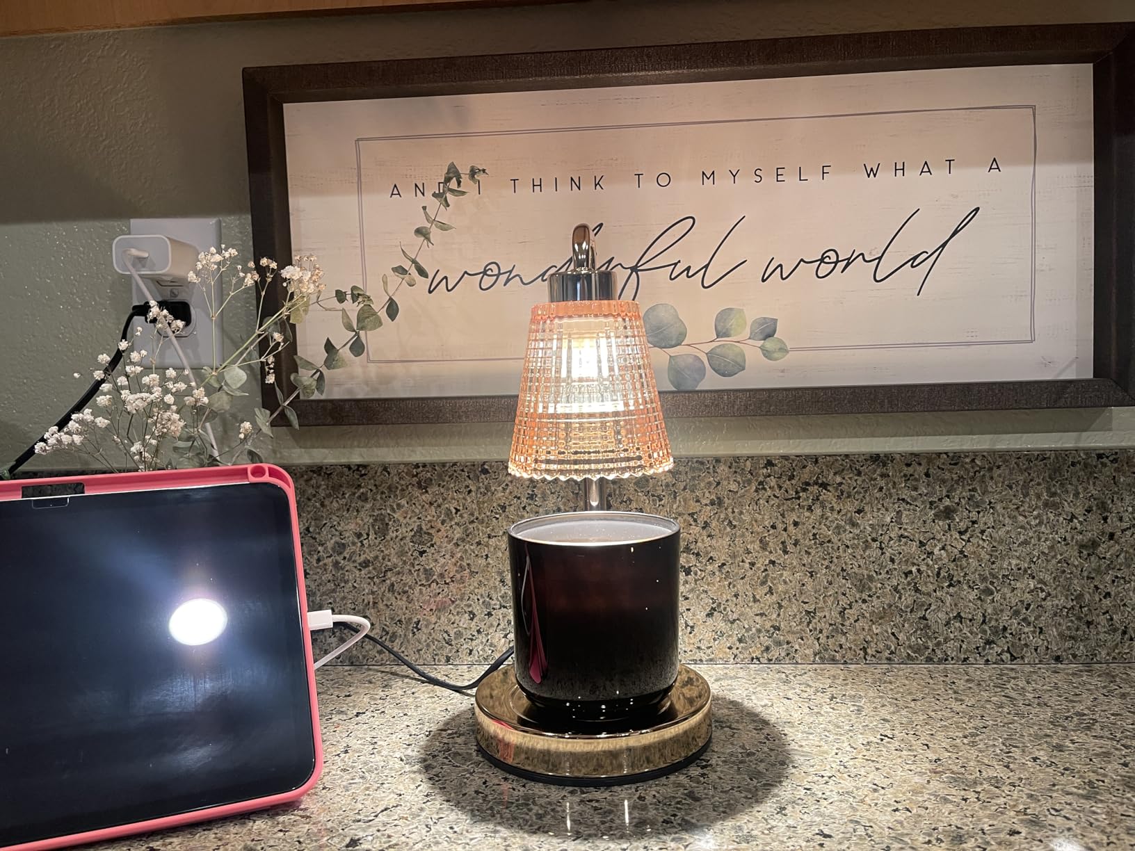 Candle Warmer Lamp with Timer Dimmable, Birthday Gifts for Women Mom, House Warming Gifts New Home Decor, Wax Melt Warmer for Jar Candles with 2 Bulbs customer photo 1