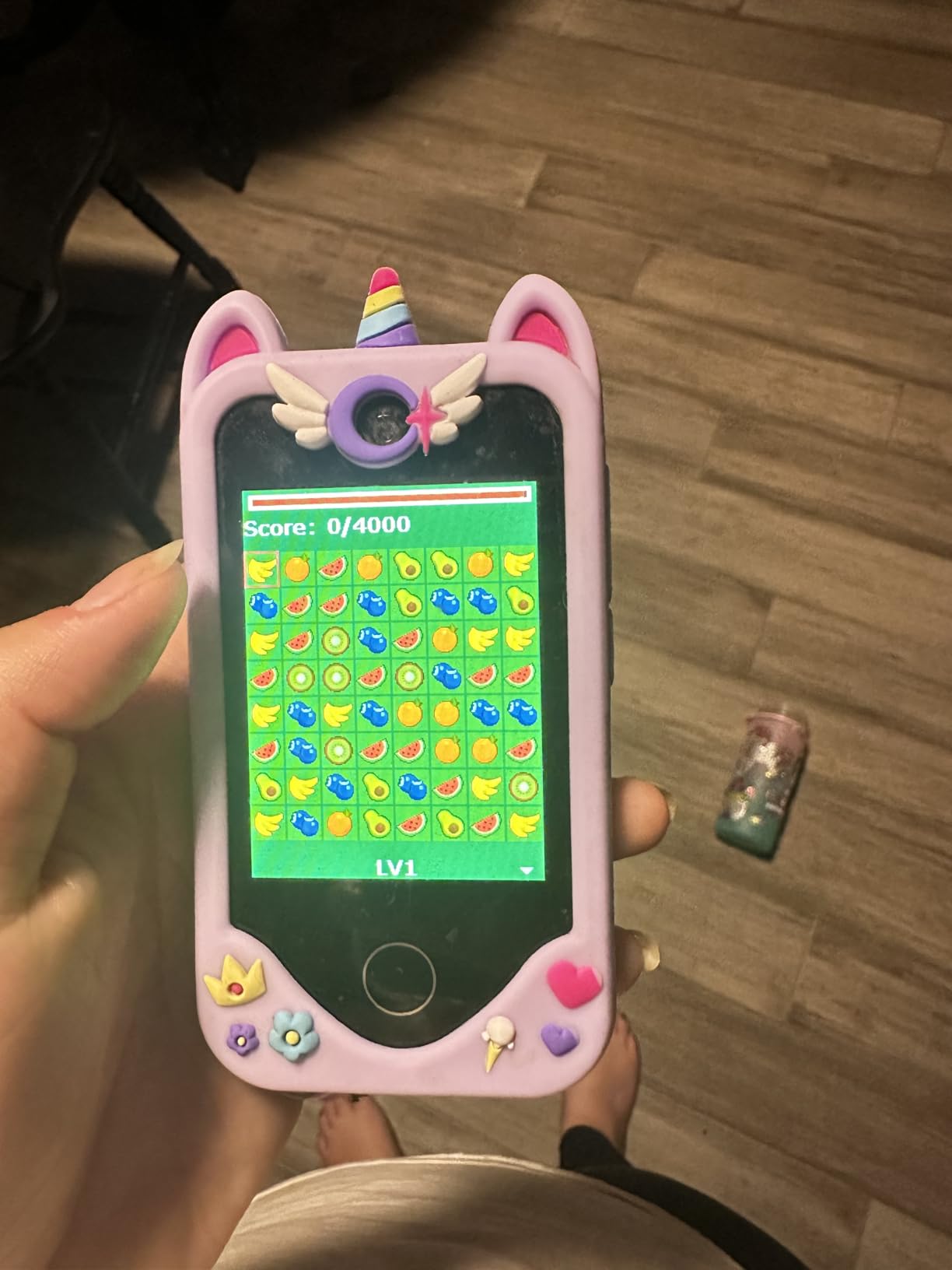Kids Smart Phone for Girls Gifts - Toddler Christmas Birthday Gift for Age 3 4 5 6 Year Old, Kids Cell Phone Toy with Touchscreen, Dual Cameras, Learning, Kid Mp3 Player, Games with 32 GB Card customer photo 2