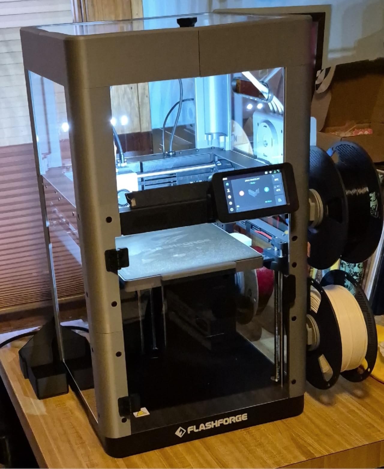 FLASHFORGE AD5X Multi-Color 3D Printer, CoreXY 600mm/s High-Speed, 1-Click Auto Leveling, 300°C Direct Drive Extruder, 220x220x220mm Build Volume, Ideal for Precision and Efficiency customer photo 2