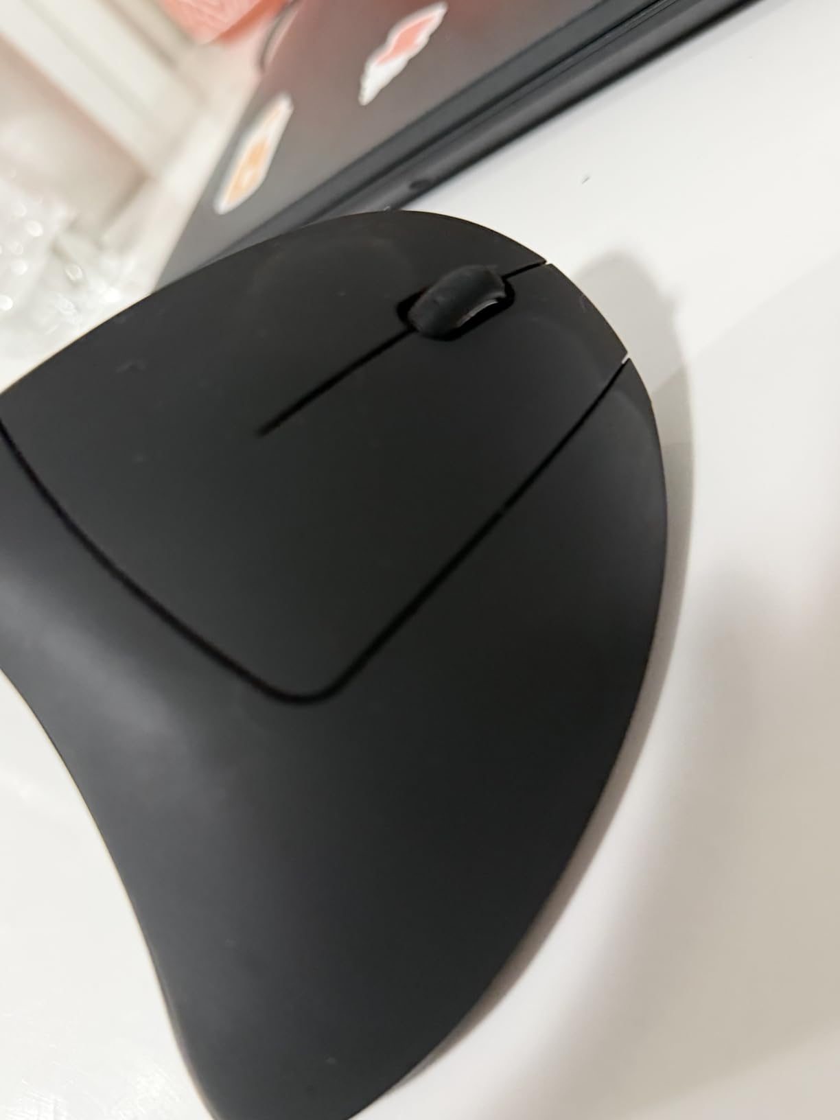 TECKNET Ergonomic Mouse, Wireless Rechargeable Vertical Mouse for Carpal Tunnel Right Hand, 4800 DPI 5 Adjustable Levels 2.4GHz with USB-A Receiver, Silent Click, for Laptop, PC, Desktop (Not USB-C) customer photo 2