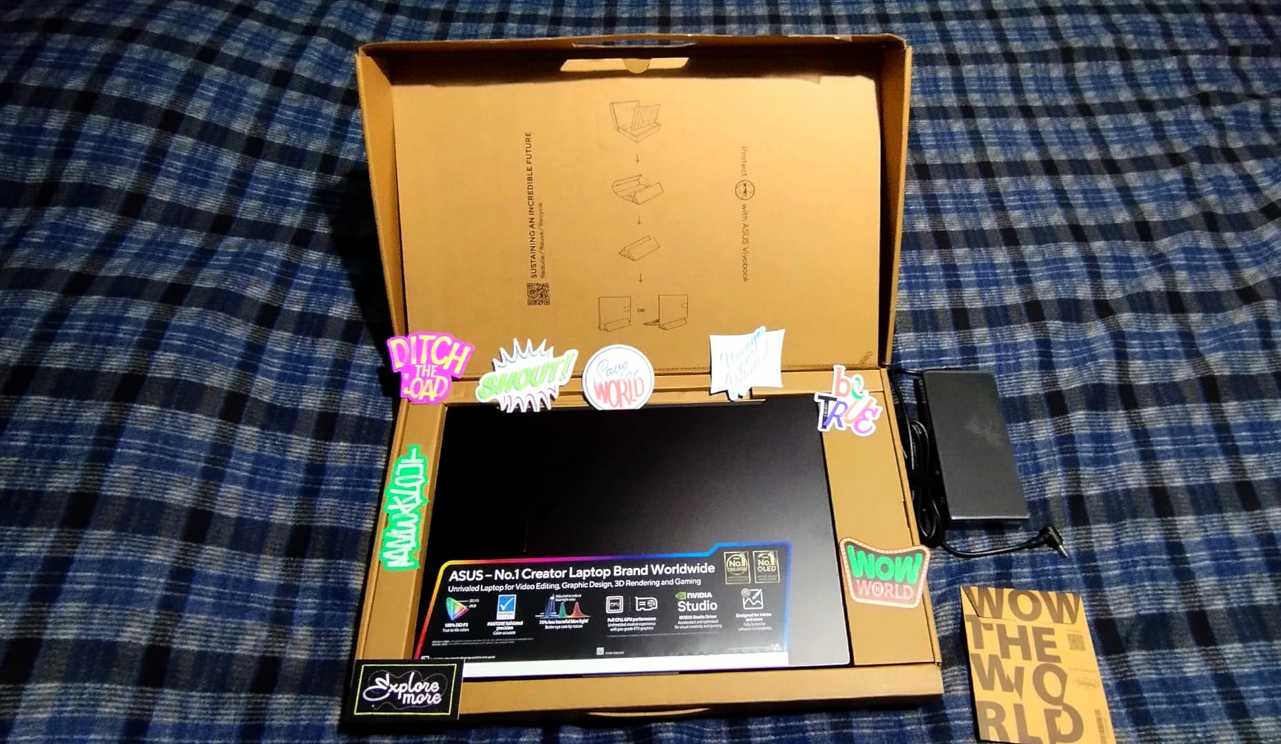 ASUS V16 Gaming Laptop, 16-inch WUXGA 144Hz Display, Intel Core 7 Processor 240H, NVIDIA GeForce RTX 5060, 16GB Memory, 512GB SSD customer photo 2