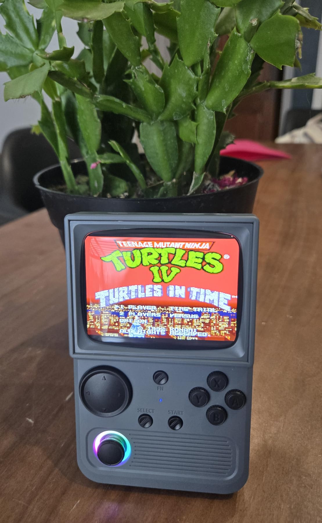 R36T Retro Gaming Console, 3.5'' IPS Screen CRT-Inspired, Handheld Game Console with 18000+ Classic Games Supports WiFi Networked Fighting and OTG, 3500mAh Battery, with Portable Case (Grey 64GB) customer photo 1