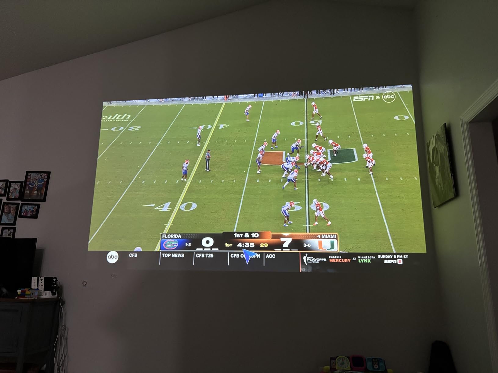 Built-in Apps/4K Support Smart Outdoor Projector with WiFi and Bluetooth, Movie Projector, Dolby Audio with Dual Speaker, Auto Focus w/ YouTube & PrimeVideo Proyector, Upgrad P62 Pro customer photo 2