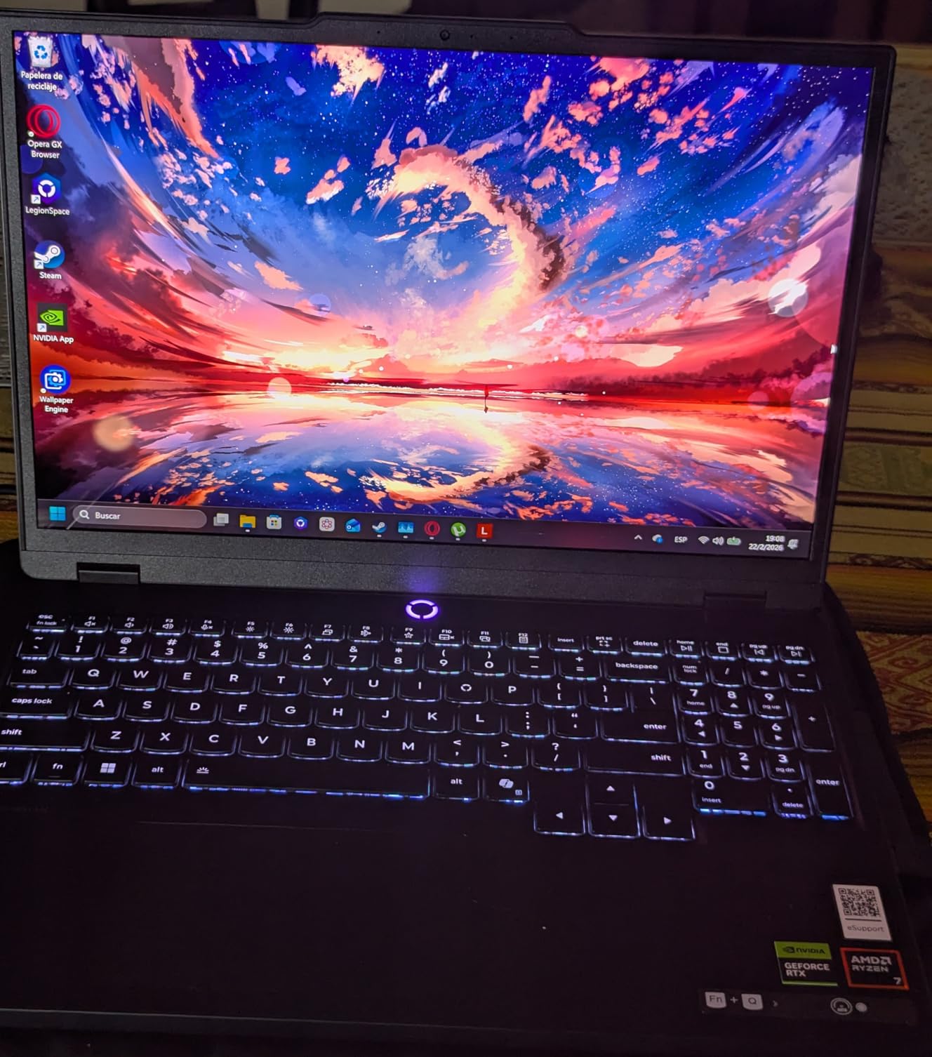 Lenovo Legion 5 Gaming Laptop, Ryzen 7 260, NVIDIA GeForce RTX 5060, 15.1