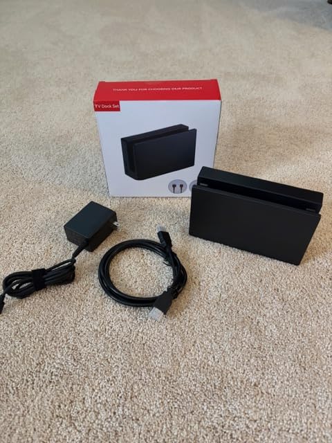 Dock Station for Nintendo Switch/Switch OLED, Replacement 3-in-1 TV Dock Set with Original IC Module customer photo 2