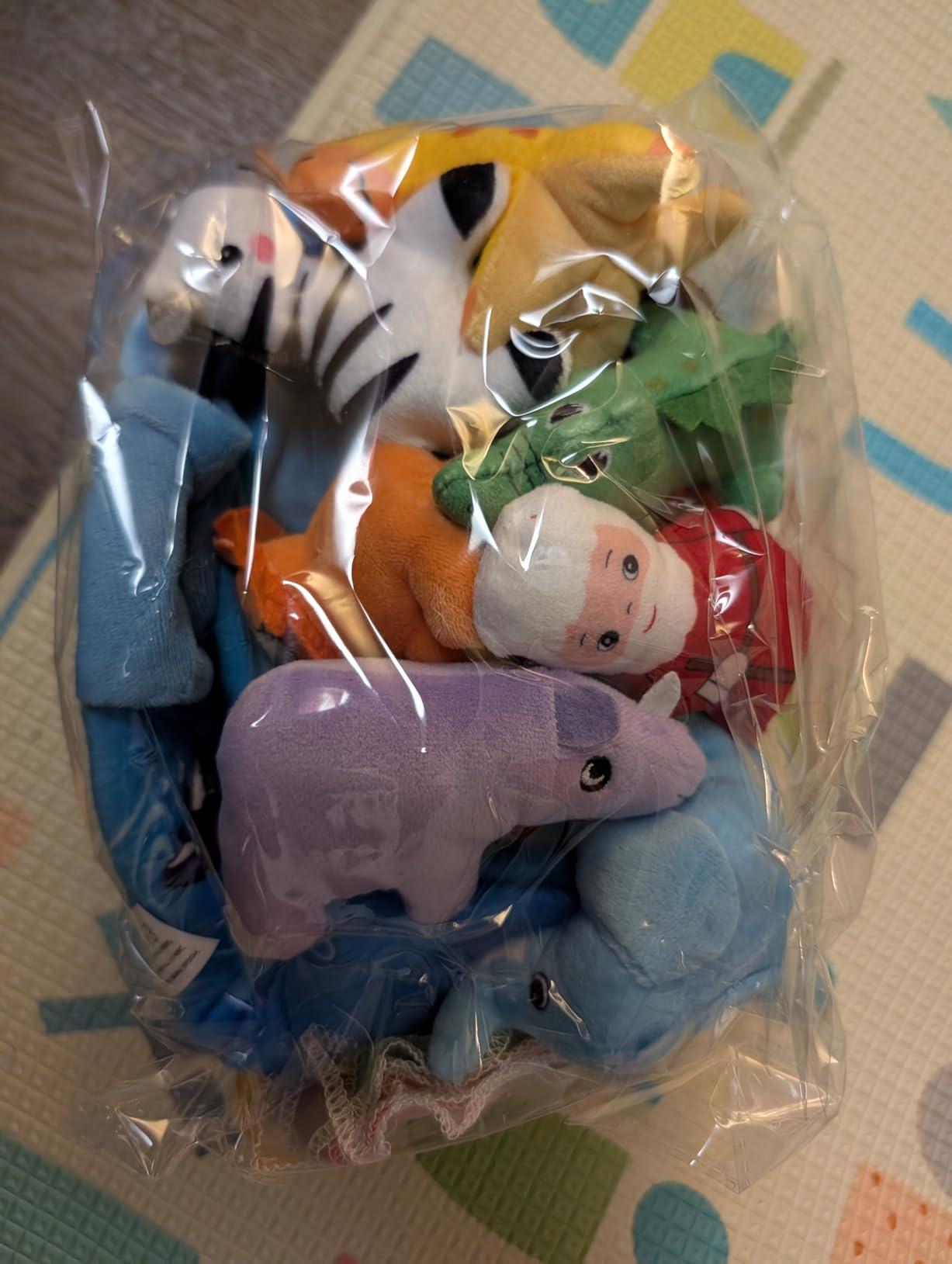 Baby Toys 6-12 Months - Noah's Ark Toy with Stuffed Animals, Baptism Gifts for Boys Girls, Montessori Toys for 6 Month Old Babies Sensory Tissue Box Toy for 1 Year Old Baby Easter Basket Stuffers customer photo 1