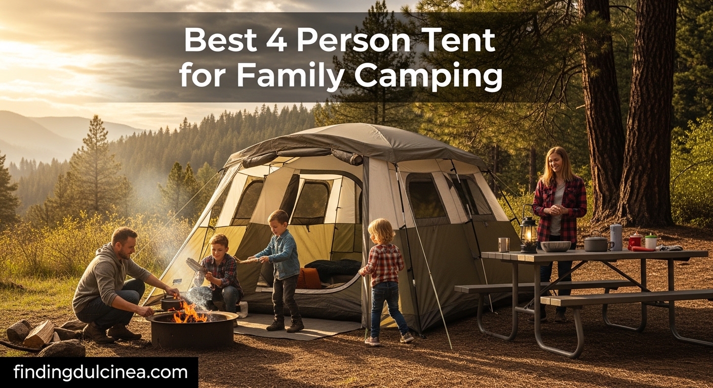 Best 4 Person Tent for Family Camping