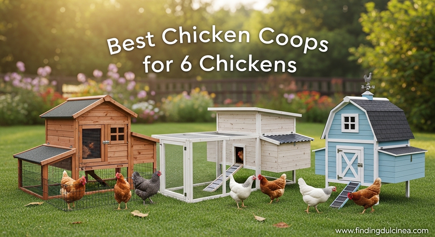Best Chicken Coops for 6 Chickens