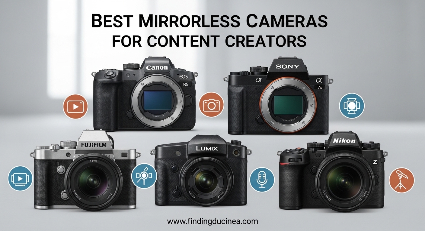 Best Mirrorless Cameras for Content Creators