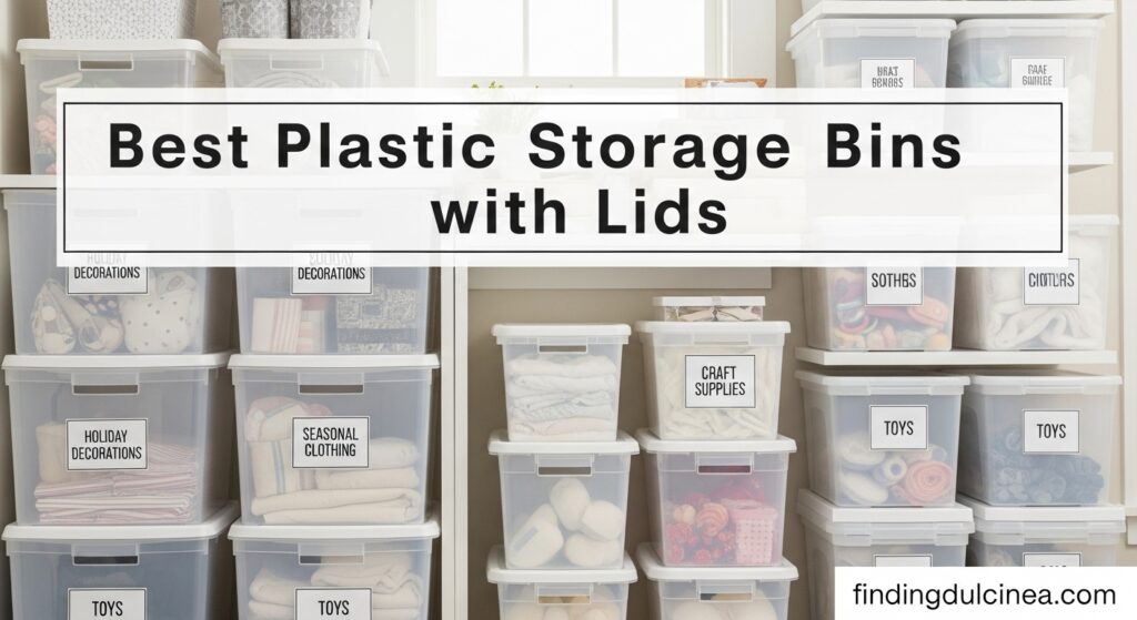 Current image: Best Plastic Storage Bins with Lids