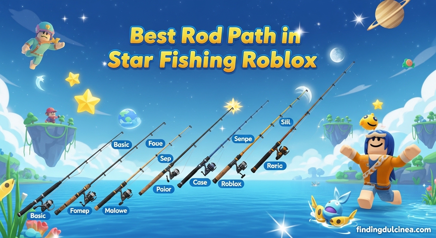 Best Rod Path in Star Fishing Roblox