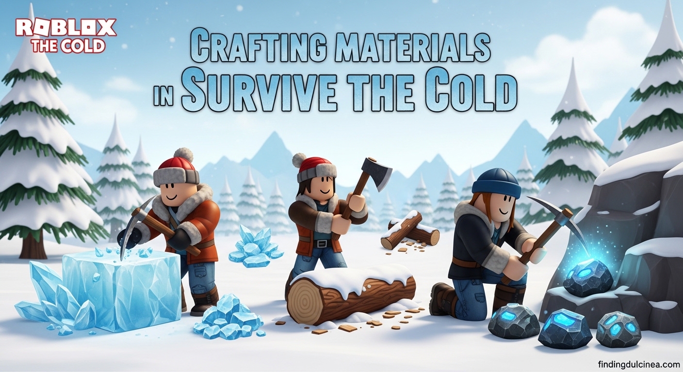 Crafting Materials in Survive The Cold