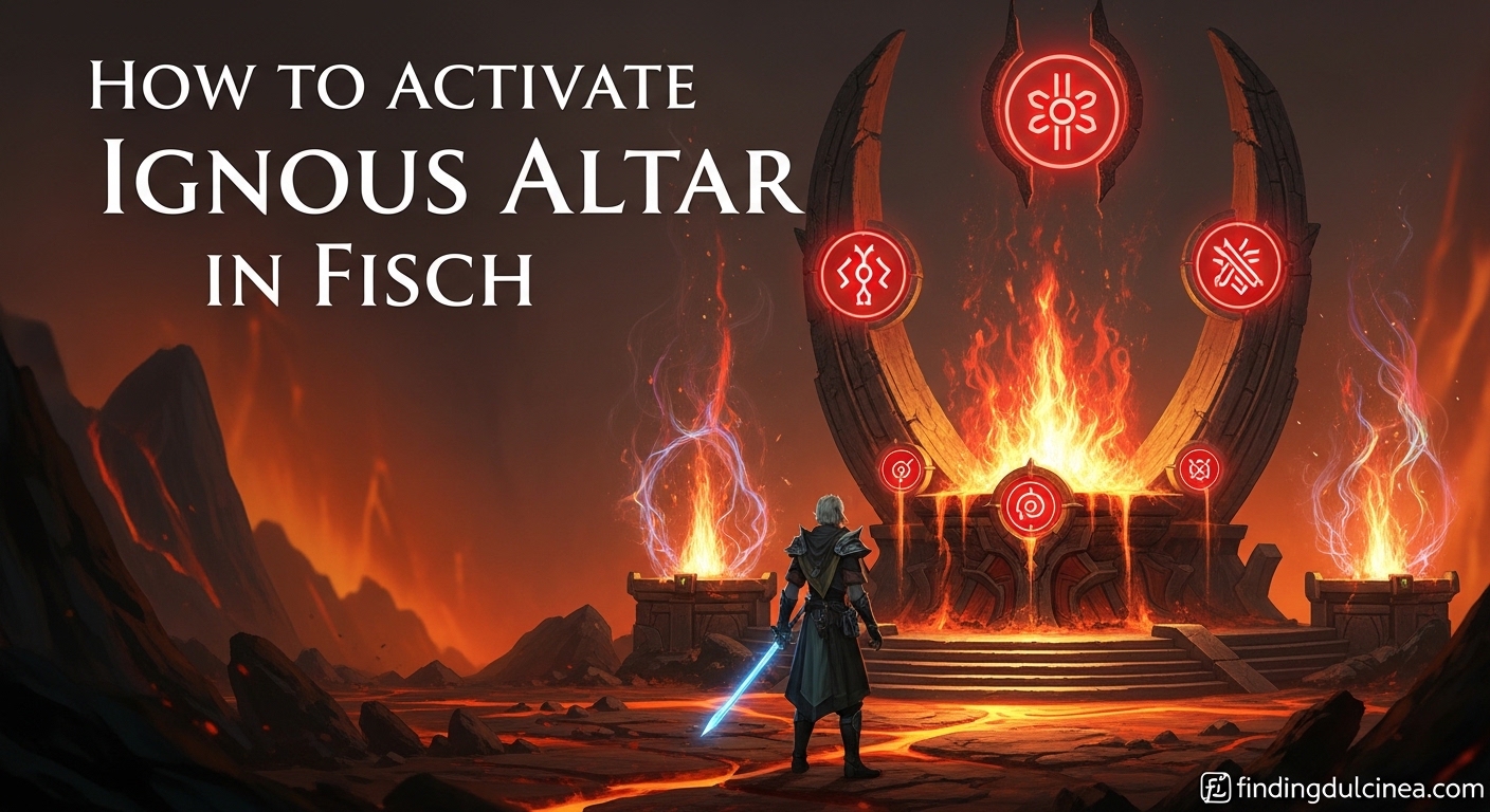 How to Activate Ignous Altar in Fisch