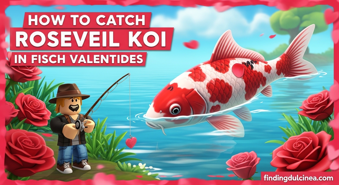 How to Catch Roseveil Koi in Fisch Valentides