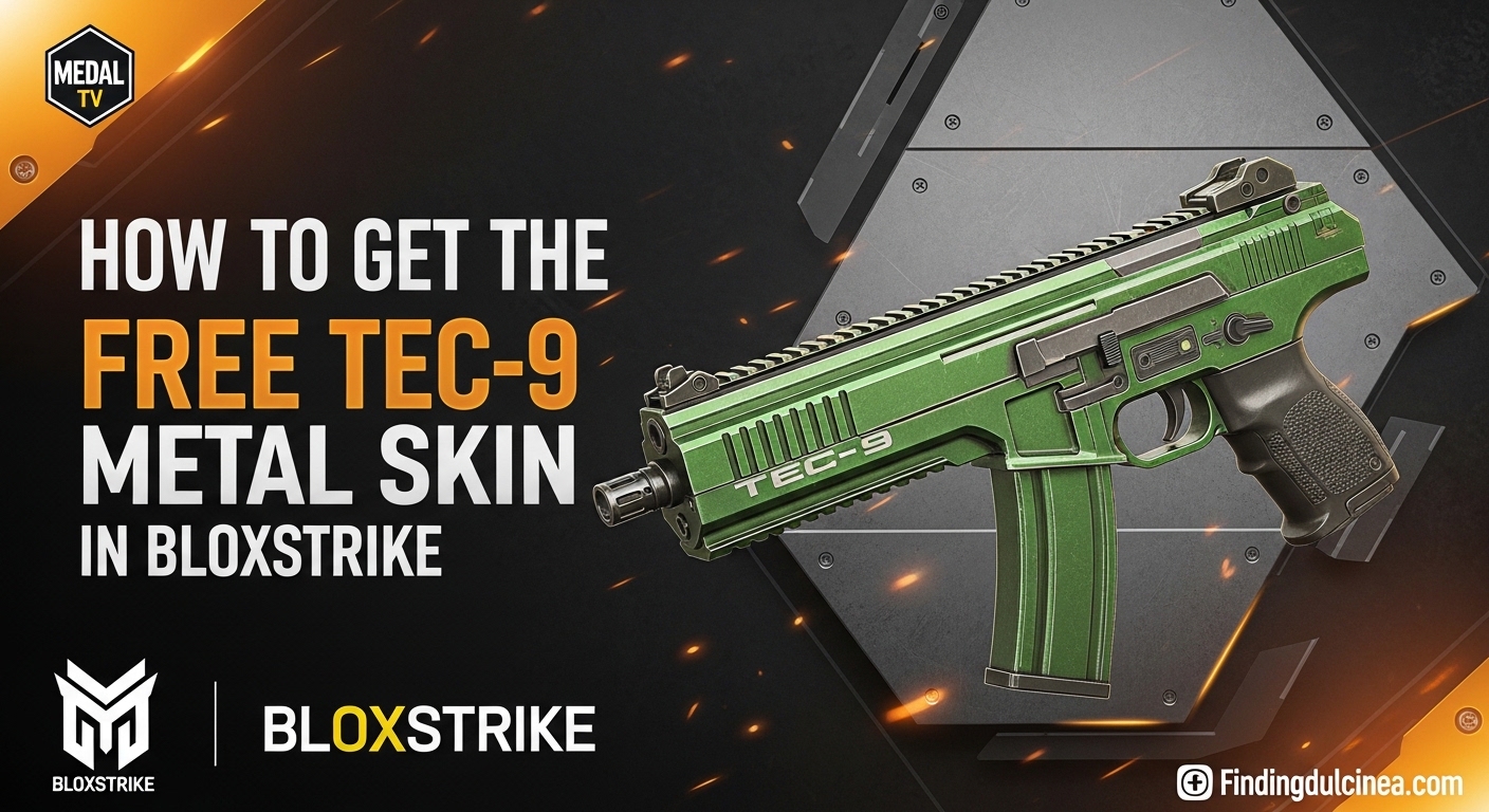 How to Get the Free Rare TEC-9 Metal Skin in BloxStrike