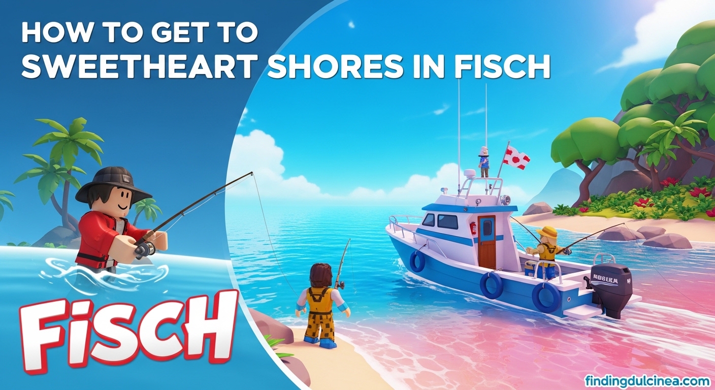How to Get to Sweetheart Shores in Fisch