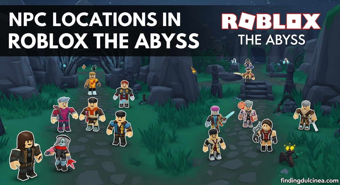 NPC Locations in Roblox The Abyss