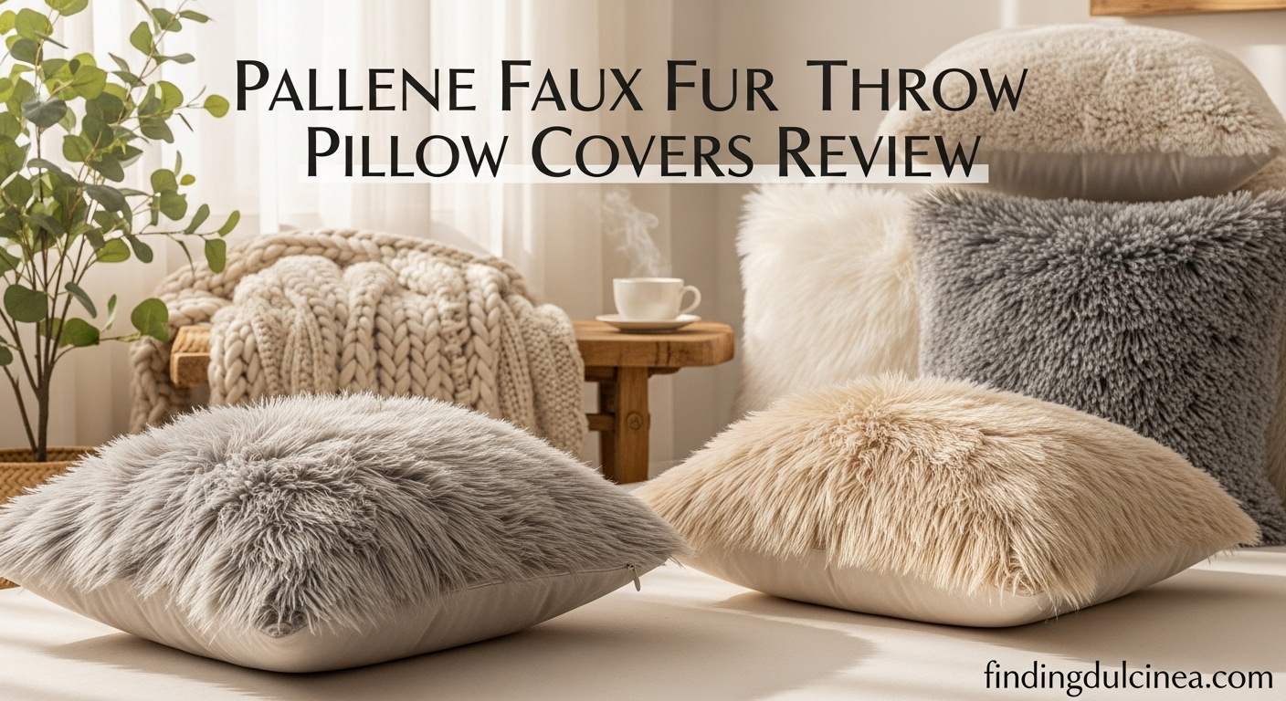 Pallene Faux Fur Plush Throw Pillow Covers Review
